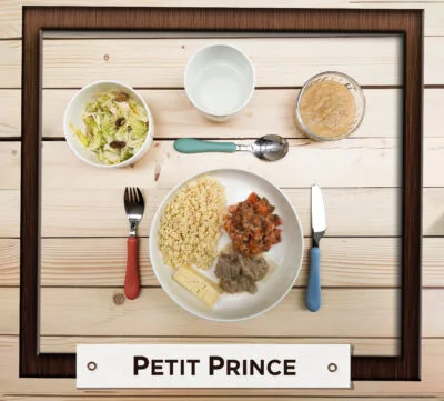 Assiette du menu Petit Prince